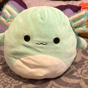 Teal axolotl, squish-mallow
